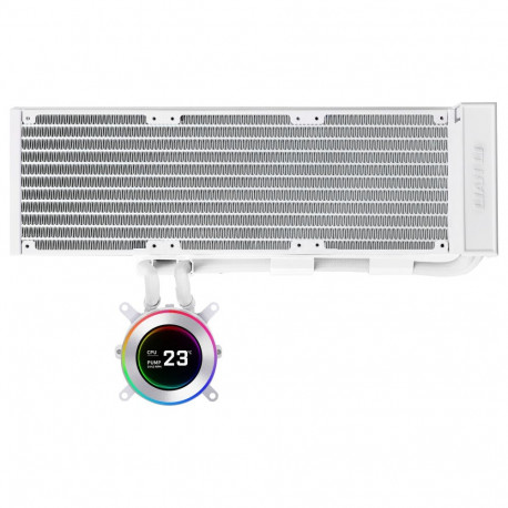"K Lian Li HYDROSHIFT II LCD-C 360N weiß | AiO-Wasserkühlung"