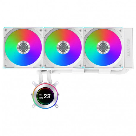 K Lian Li AiO-vedelikjahutus HYDROSHIFT II LCD-C 360CL, valge