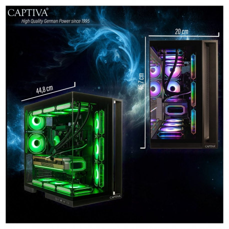 Captiva kõrgklassi mänguarvuti I10-2668 CU7 270K Plus/32GB/1TBSSD/RTX5070Ti/W11 Home