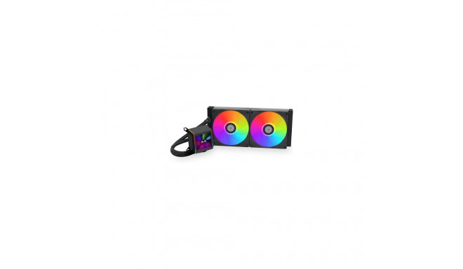 "K Lian Li Galahad LCD Processor Liquid Cooling System"