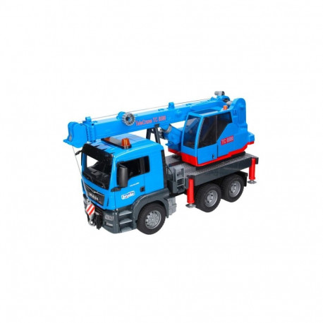 MAN veoauto TGS kraanaga, sinine (veidi kahjustatud pakend)