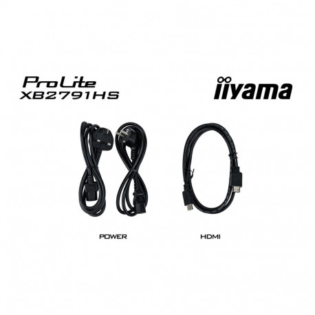 Monitor - iiyama ProLite XB2791HS-B1 27" Full HD IPS, HDMI, DisplayPort