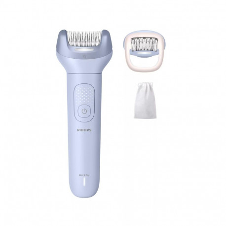 Epilator - Philips 8000 Series BRE708/00 Cordless, 32 Tweezers, Wet & Dry, Black