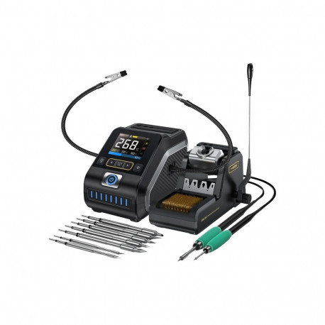 Soldering Station - FNIRSI DWS-200F 200W 100–450°C 2.8-Inch TFT Display