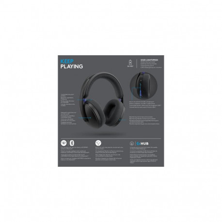 Audio Equipment - Logitech G325 Wireless Bluetooth Headset 30m Range 20-20000 Hz Black