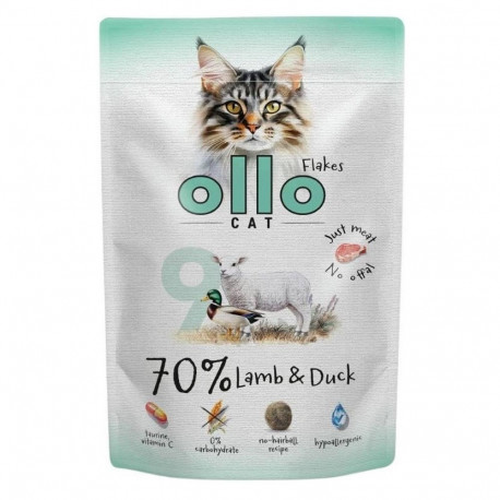 OLLO Cat No. 9 Lamb and duck - wet cat food - 85g