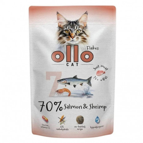 OLLO Cat No. 7 Salmon and shrimp - wet cat food - 85g