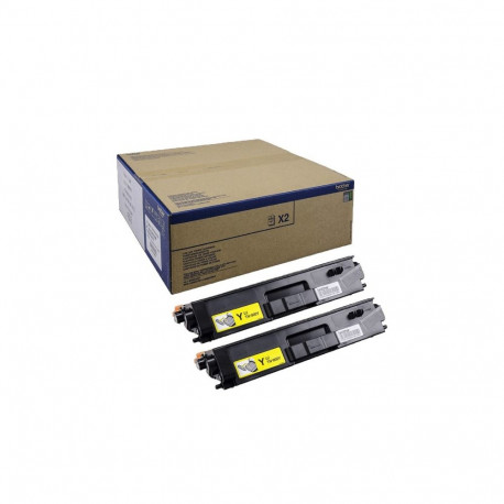 Brother toonerkassett TN-900YTWIN originaal 2 tk, kollane