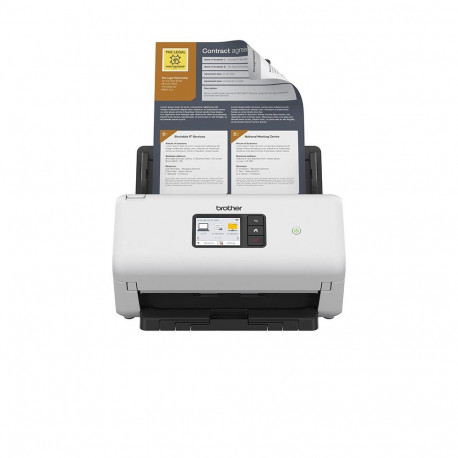 Brother ADS-4550W scanner ADF scanner 600 x 600 DPI Black, White