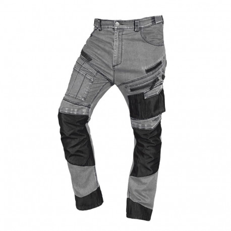 DENIM tööpüksid Oxfordi tugevdustega, suurus XS, hallid