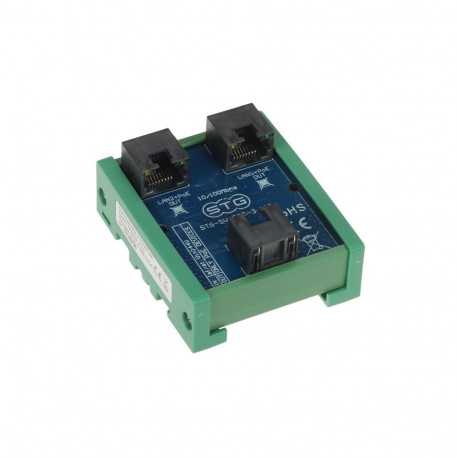 SWITCH POE / EXTENDER STG-SW-POE-3-110 2-PORTOWY + 1X UPLINK STG