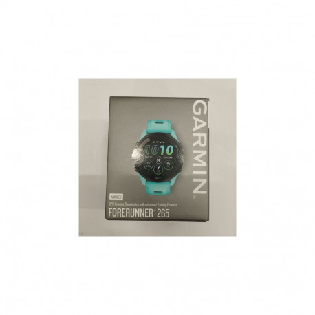 [Outlet Grade A] Garmin Forerunner 265 Smart Watch 46mm, GPS, Aqua/ Black EU