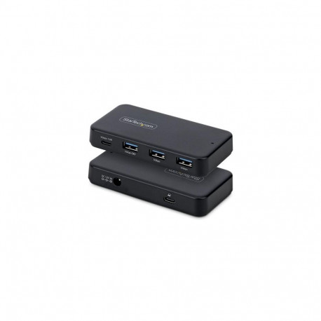 StarTech.com 4-Port USB-C and USB-A Hub, 5Gbps, Self-Powered, 2-in-1 USB-C and USB-A Host Cable, 1x 