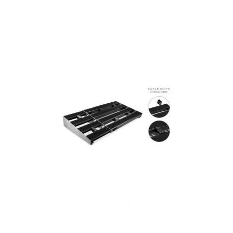 Pedalboard - D'Addario PW-XPNDPB-02 Pedalboard Graphite, Black 43.2 cm Folded 78.7 cm Unfolded 32.51
