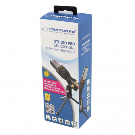 Microphone - Esperanza EH182 Table Microphone Black