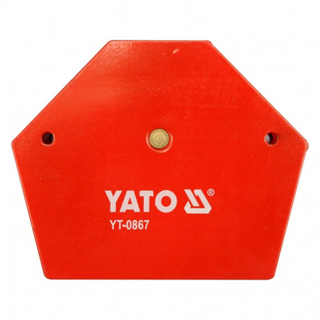Yato YT-0867 magnetic welding holder, 111x136x24mm, 34kg, 30-135°