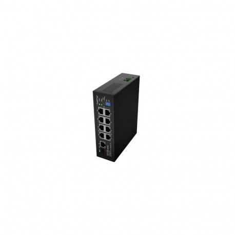 SWITCH LANBERG ILFE-8P-1GE-1S-120 LIGHT INDUSTRIAL POE 4XBT 4XAT SFP+ETH DIN FAST ETHERNET