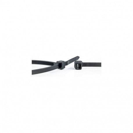 WKK juhtmesidemed UV-kindlad 370x7,6mm 100tk, must