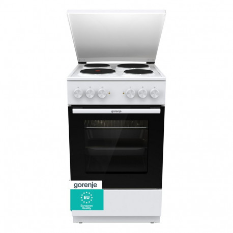 Gorenje eraldiseisev pliit A GE 5 A23 WH ws 50cm 4 keeduplaadiga 70L