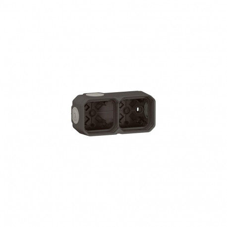 Legrand korpus 069602L Plexo New 2-kohaline horisontaalne/vertikaalne pinnapealne IP44, antratsiit
