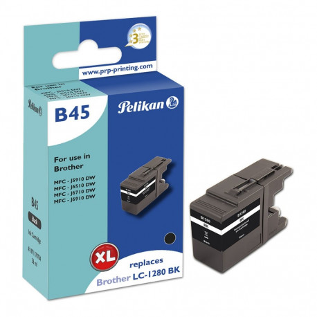 "Pelikan Tinte Brother B45 LC1280XL bk schwarz remanufactured"