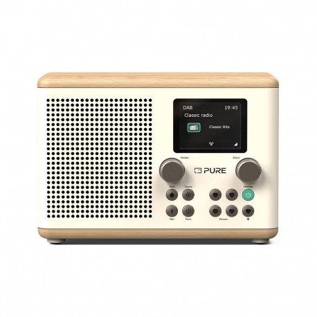 Pure digiraadio Classic H4 EU/UK, valge/tamm