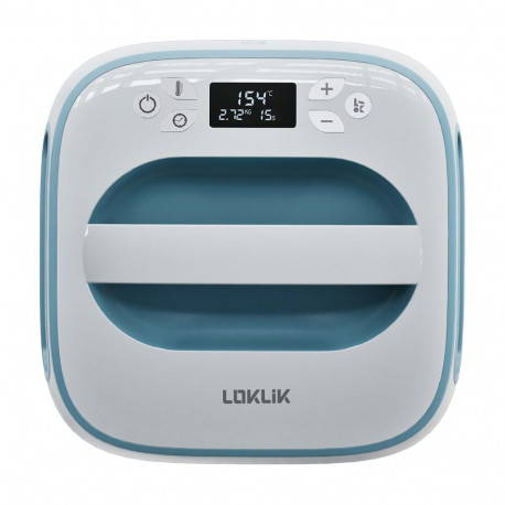 "LOKLiK Easy Heat Press denim blau"