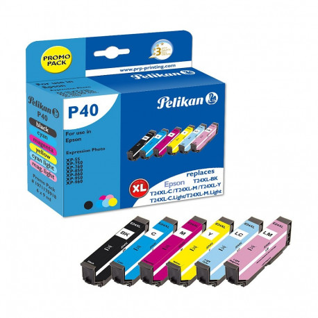 Pelikan Epsoni tint T243840 multipakk 24XL
