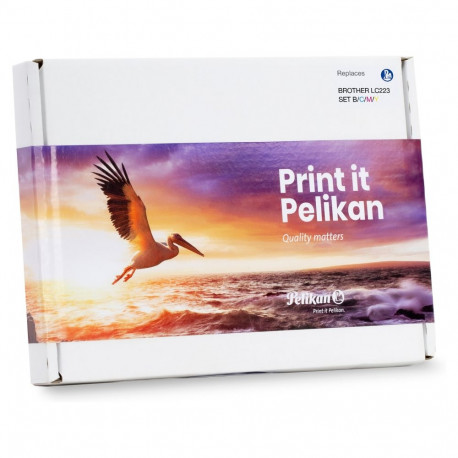 "Pelikan Toner Brother LC223 Value Pack B/C/M/Y"