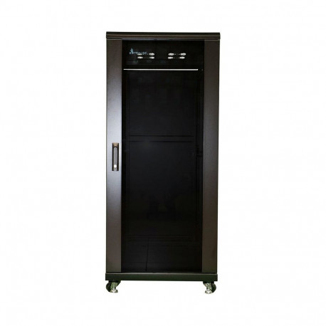 "Extralink 27U 600x800 Schwarzer Rackschrank"