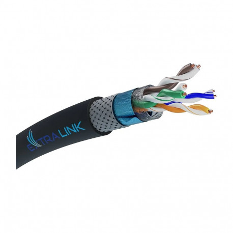 "Extralink CAT5E SFTP (SF/UTP) V2 Außen-Netzwerkkabel, 305M"