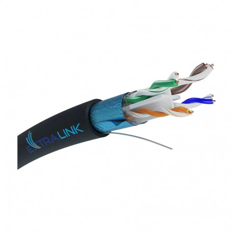 "Extralink CAT6 FTP (F/UTP) V2 Outdoor Network Cable, 25M"