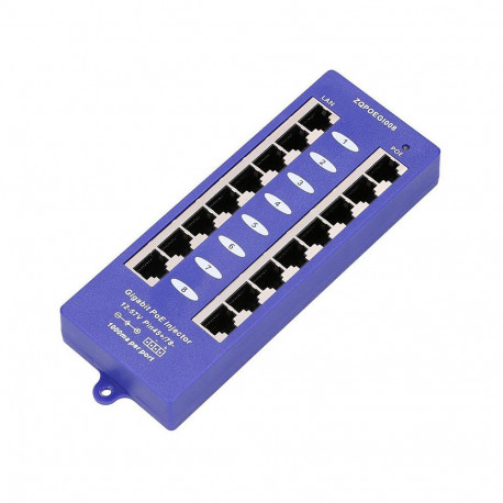 "EXTRALINK POE INJECTOR 8 PORT GIGABIT MODE B"