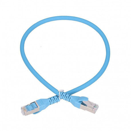 "Extralink Kat.6A S/FTP 0.5m | LAN Patchcord | Copper twisted pair, 10Gbps"