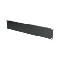 "Extralink 2U 19"" Frontplatte, Schwarz"