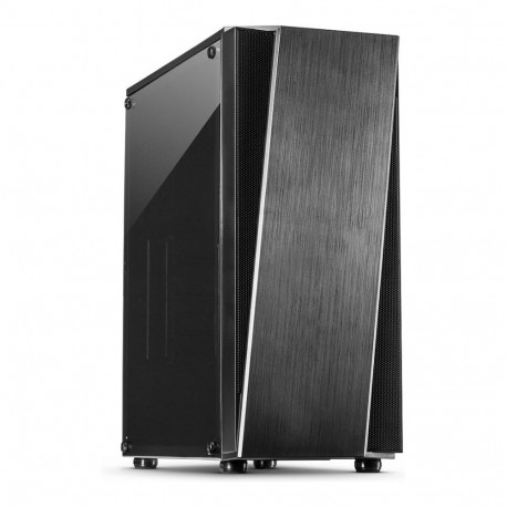 "Inter-Tech T-11 TELEVEN (schwarz, Seitenteil aus Acrylglas)"