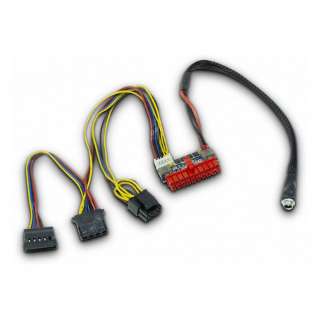 Inter-Tech MINI-ITX toiteplokk 120W REV. 2 (ilma toiteplokita, toetab kuni 120W toiteplokke, 0W)