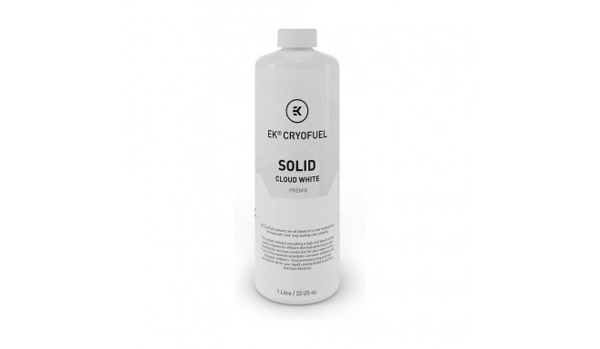 EK Water Blocks EK-CryoFuel Solid Premix 1000ml, pilvvalge