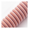 CableMod PRO spiraalne klaviatuurikaabel USB-C–USB-tüüpi A 150cm, Orangesicle