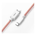 CableMod PRO spiraalne klaviatuurikaabel USB-C–USB-tüüpi A 150cm, Orangesicle