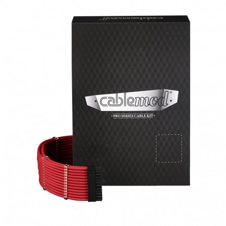 CableMod kaablikomplekt C-Series PRO ModMesh Corsair AXi/HXi/RM (Yellow Label) jaoks, punane