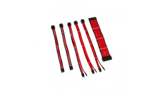 "Kolink Core Adept Braided Cable Extension Kit - Red"