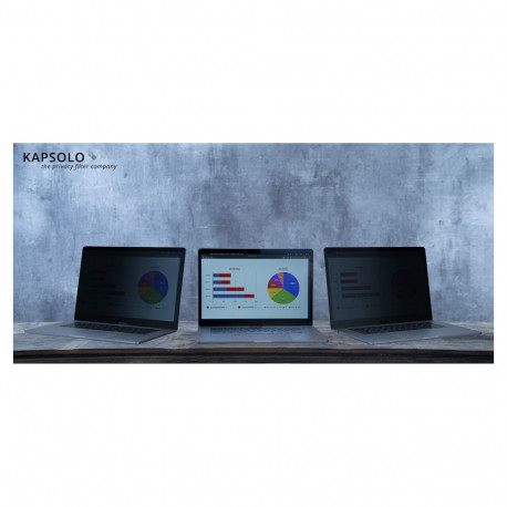 "KAPSOLO 2-wege Blickschutzfilter / Blickschutzfolie abnehmbar fr 39,62cm (15.6"") Wide 16:9 - Noteb
