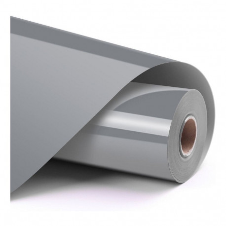 "LOKLiK Permanent haftende Vinylfolie Glänzend - Silber - 30,5 x 180 cm"