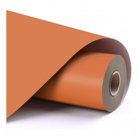 "LOKLiK Permanent haftende Vinylfolie Matt - Orange - 30,5 x 180 cm"