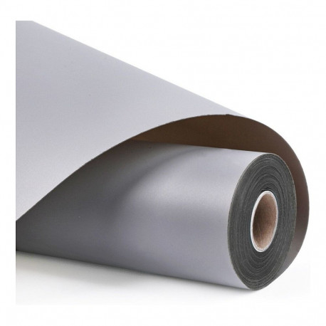 "LOKLiK Permanent haftende Vinylfolie Matt - Hellgrau - 30,5 x 180 cm"