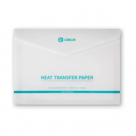 "LOKLiK Transferpapierbogen - Dunkel - 8er-Pack"