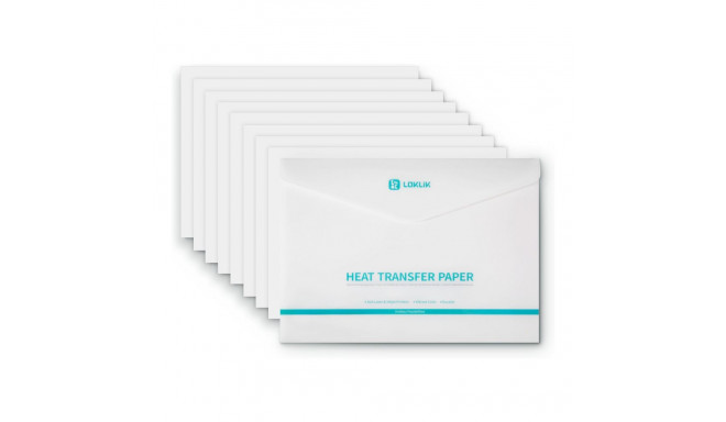"LOKLiK Transferpapierbogen - Hell - 8er-Pack"
