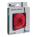 "Inter-Tech Lüfter 120*120*25 ARGUS L-12025 RD, rot"