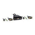 "Inter-Tech KVM Switch LS-21DA DVI, 2 Port, Kunststoff"